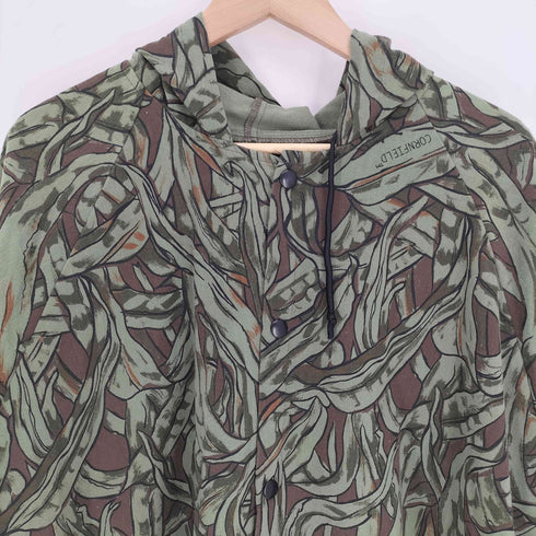 CORNFIELD CAMOUFLAGE USA製 コーンフィールド カモ フラージュ フーデッド ジャケット メンズ import:XL
